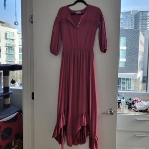 Joyfolie Vanita dress in berry size small